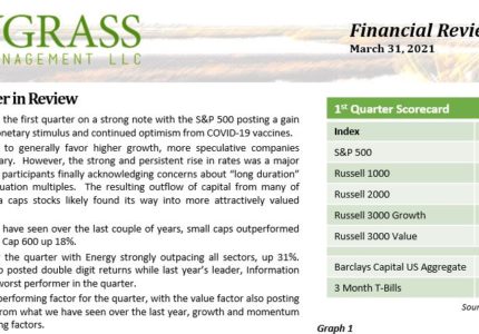 1Q2021 Financial Review and Outlook